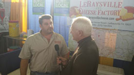 Senator Yaw with LeRaysville Cheese Factory