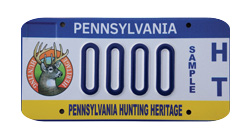 PA Hunting Heritage License Plate