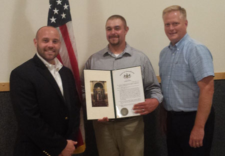 Nick Troutman, Jeremiah Zimmerman, State Rep Fred Keller