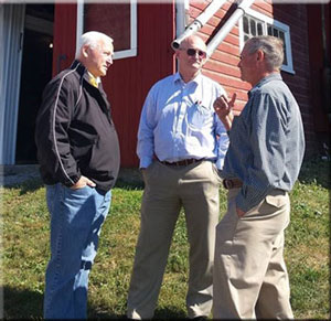 Sen. Gene Yaw, Richard Roush, Jim Van Blarcom