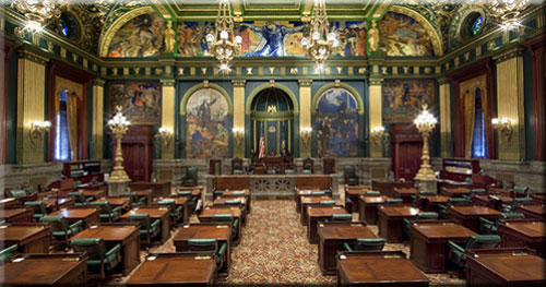 Pennsylvania Senate Chamber, Harrisburg