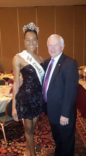 Senator Gene Yaw with PA Coal Queen Alyssa Gallagher