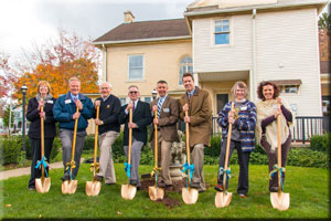 Herr Memorail Library Groundbreaking