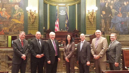 Lycoming County Superintendents Visit Capitol