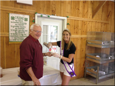 Senator Gene Yaw with Troy Fair Queen