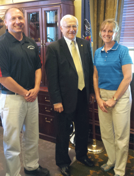 Senator Gene Yaw, Christopher Koschak & Alice Carpenter