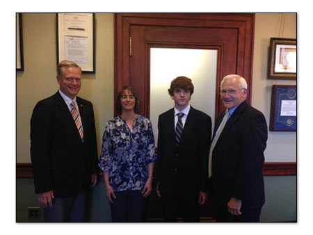 Sandy and Kenneth Shirk with Senator Yaw and Rep Keller