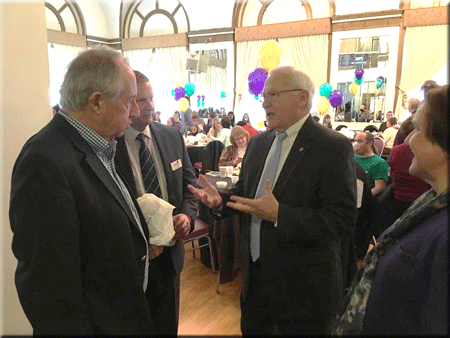 Senator Gene Yaw at "Soup & a Bowl" event