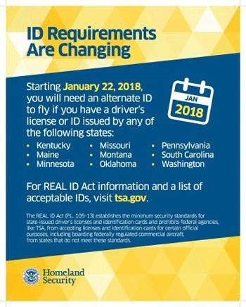 REAL ID CHANGES