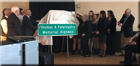 Thomas A Paternostro Memorial Highway Dedication