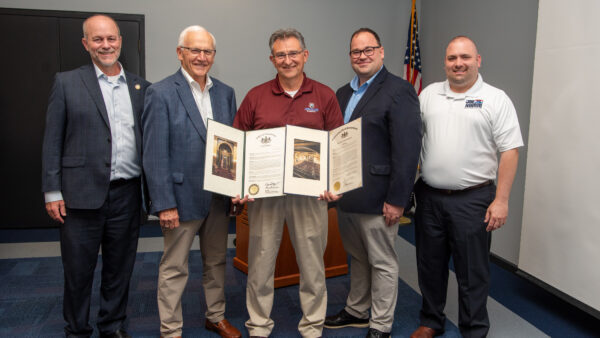 Senator Yaw Recognizes Chief Chris Miller on Retirement from Pennsylvania College of Technology