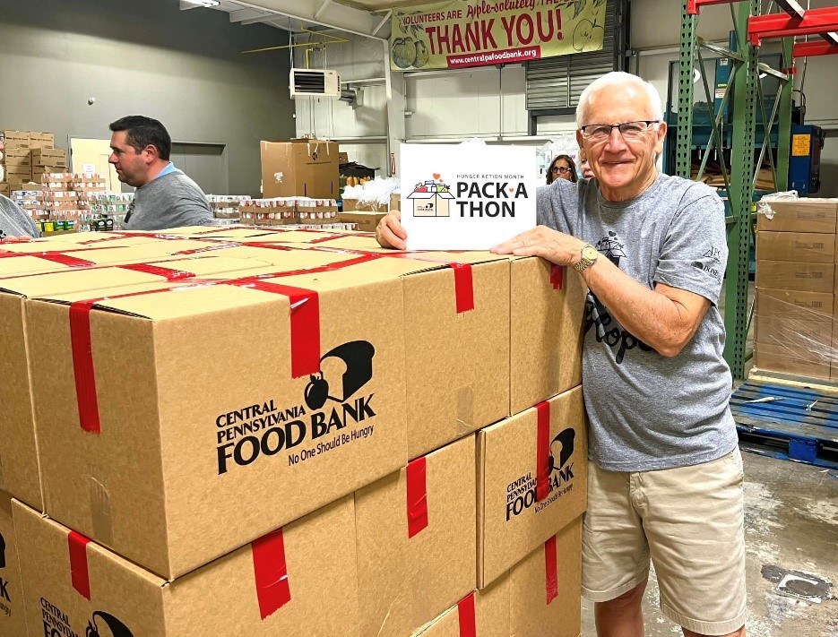Sen. Yaw, Staff Volunteer with Central PA Food Bank, Emphasize ...