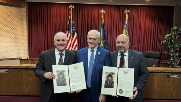 Senator Yaw Recognizes Retiring Lycoming County Commissioners