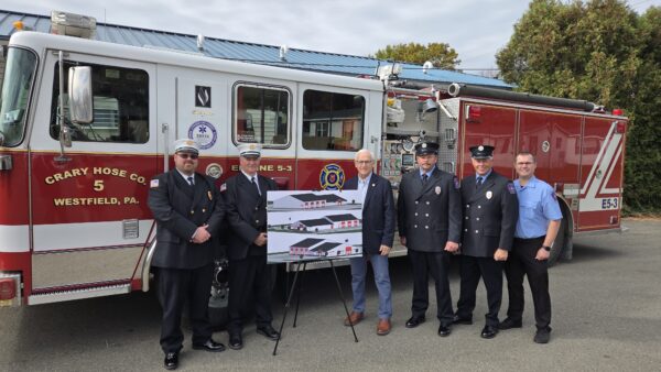 Yaw Announces $250,000 for Crary Hose Company Construction Project