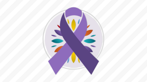 purple ribbon