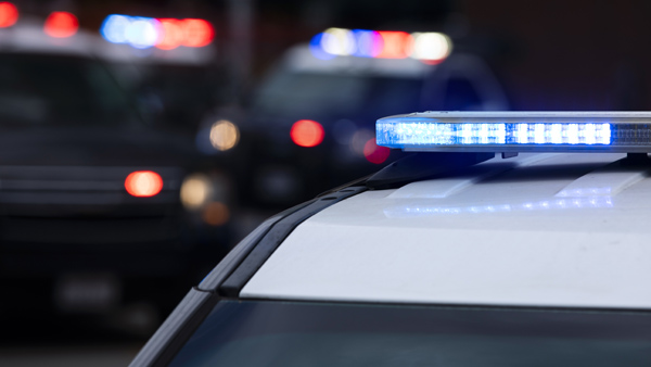 Police units arrive at the scene of an incident.