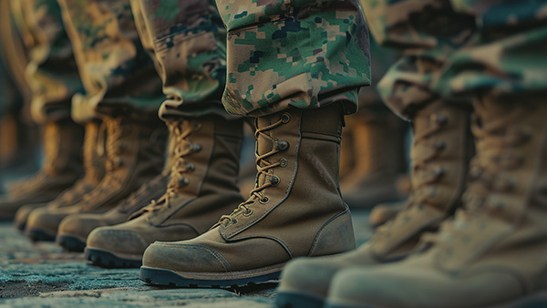 Military boots