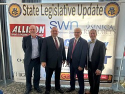 October 26, 2023 – Sen. Yaw and local elected officials attend the 2023 Williamsport/Lycoming Chamber of Commerce Legislative Breakfast