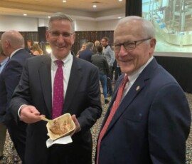 January 3, 2020 - Senator Yaw joins Secretary of Agriculture Russell Redding during the 104th Pennsylvania Farm Show ‘PA Preferred Reception. 01/03