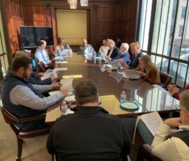 January 21, 2020 - Sen. Yaw today joined Congressman Fred Keller, the Williamsport / Lycoming Chamber of Commerce and local business owners to discuss H.R. 2474, important federal legislation that would radically overhaul the US labor relations law, harming workers & taxpayers, suffocating employers, & repealing important right-to-work laws already in place. 01/21/20