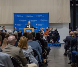 February 6, 2020 - Sen. Yaw joins with the Penn College community to celebrate the expanded and enhanced welding lab on Campus. At 55,000-plus square feet, it is believed to be the largest such facility in higher education nationwide! 02/06/20