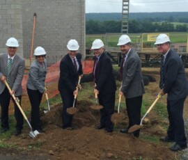 June 16, 2016 - Senator Yaw joined Sun Area Technical Institute staff and school superintendents in New Berlin for their West Campus Renovation Groundbreaking. 06/16/16