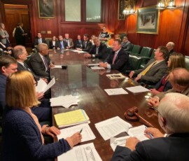 October 23, 2019 - Senator Yaw chairs a meeting of the Senate Environmental Resources and Energy Committee to discuss two bills removing per- and polyfluoroalkyl (PFAS) substances from our environment. 10/23/19