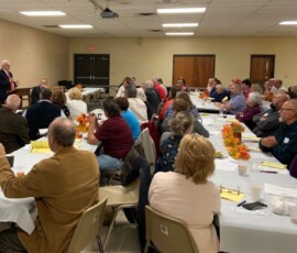 October 23, 2019 - Senator Yaw speaks with the Lycoming County Association of Township Officials during their annual Fall Convention at Old Lycoming Township Firehall. 10/23/19