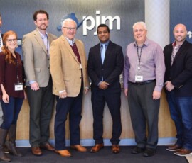 October 24, 2019 - Members and staff of the Senate Environmental Resources and Energy Committee traveled to Audubon, Pennsylvania to visit the headquarters of PJM Interconnection.  PJM is a regional transmission organization (RTO), coordinating the movement of wholesale electricity to a number of states. 10/24/19