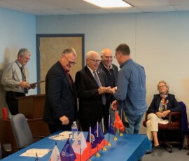 November 15, 2019 - State Sen. Gene Yaw (R-23) and Rep. Jeff Wheeland (R-83) today recognized several active duty and retired military veterans who currently work for the Pennsylvania Department of Human Services (DHS) in Williamsport as part of the Pennsylvania State Employee Military Service Recognition Campaign. 11/15/19