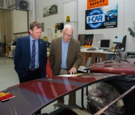 May 14, 2019 - Senator Yaw welcomed Senator Laughlin, Senator Haywood, Senator Street and Senator Killion to the Penn College campus on Tuesday.  – Photos by Cindy Davis Meixel, writer/photo editor 05/14/19