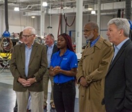 May 14, 2019 - Senator Yaw welcomed Senator Laughlin, Senator Haywood, Senator Street and Senator Killion to the Penn College campus on Tuesday.  – Photos by Cindy Davis Meixel, writer/photo editor 05/14/19