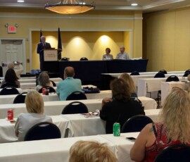 August 9, 2021 - Senator Yaw addresses the PA Association of Municipal Administrators (PAMA) during its 62nd Annual Conference in Gettysburg. 08/09/21