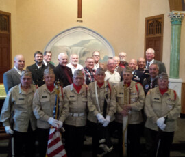 November 9, 2014 - Sen. Yaw honored & recognized area veterans during the annual Veterans Day ceremony in Picture Rocks, Lycoming County. 11/09/14