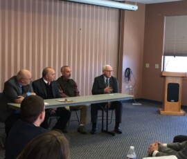 December 14, 2017 - Senator Yaw speaks with the Leadership Lycoming Class of 2018 at the J.V. Brown Library in Williamsport. 12/14/17