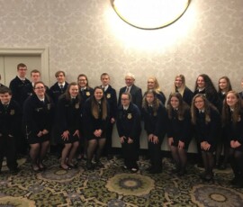 March 20, 2018 - State Sen. Gene Yaw today joined Future Farmers of America (FFA) students from across Bradford County during the 31st Annual State Legislative Leadership Conference (SLLC) in Harrisburg, PA. 03/20/18