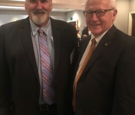 June 18, 2018 - Senator Yaw and Curt Rakestraw, Sullivan County REC Director, covering a portion of Lycoming County in the service territory. 06/18/18