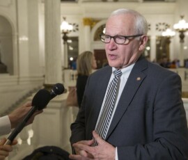 February 6, 2018 - Sen. Gene Yaw responds to the Governor’s 2018-2019 Budget Address at the State Capitol. 02/06/18