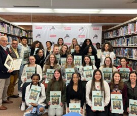 Senator Yaw visited Williamsport Area High School on Friday to present Senate Proclamations to members of the school’s co-ed cheer and wrestling teams, as well as to members of the school’s swim team on their recent PIAA District IV and state championship victories. 04/01