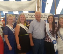 August 19, 2015 Sen. Yaw attends the 2015 Ag Progress Days in Rock Springs, PA. 08/19/15