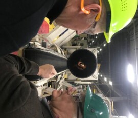 March 8, 2019 - Senator Yaw visited the Advanced Drainage Systems, Inc. (ADS) manufacturing plant on March 8, 2019 to gain first-hand experience on how large diameter thermoplastic pipe is made, and to discuss with ADS executives fair and open competition for products used in federal and state projects. 03/08/19