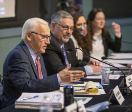 December 8, 2021 - The PA Senate Environmental Resources and Energy Committee, chaired by Sen. Yaw, held an informational briefing in Williamsport on Wednesday to field testimony for a proposed ATV connector trail in the Tiadaghton State Forest. 12/08/21