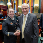 October 21, 2024 – Meeting CPT Alyssa Pennycuick, daughter of Sen. Tracy Pennycuick.