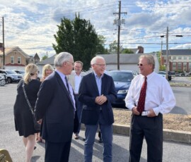 July 26, 2022 - Senator Yaw joins local college, community leaders to celebrate Old City Development Project on Tuesday. 07/26