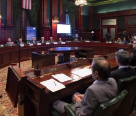 October 2, 2018 - Senator Yaw chairs a public hearing of the Center for Rural Pennsylvania at the State Capitol to discuss the disease of addiction and opioid dependence. 10/02/18