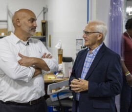 August 29, 2022 - Senator Yaw joined Congressman Dan Meuser, Steve Haefner, Commander of the Muncy American Legion Post 268, representatives from Miele Manufacturing, along with NFL Greats LaVar Arrington & Lito Sheppard to discuss skill game regulation in the Keystone State during a visit to the Muncy American Legion, Lycoming County. 08/29