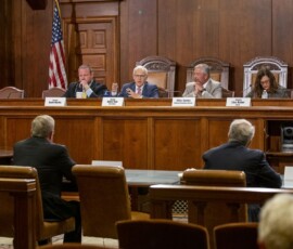 September 20, 2021 - Senator Gene Yaw, Vice Chairman of the Senate Judiciary Committee, participates in a public hearing on probation reform matters Monday at the State Capitol. 09/20/21