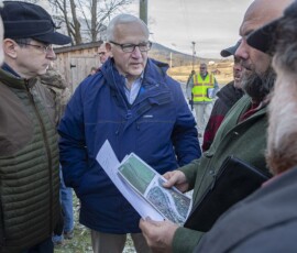 December 12, 2018 - Senator Yaw hosted Pennsylvania Secretary of Agriculture Russell Redding, Pennsylvania Secretary of Environmental Protection Patrick McDonnell and representatives from five state agencies, the Fish and Boat Commission and Lycoming County’s conservation district for a tour of area streams and waterways, as well as surrounding infrastructure in light of persistent and heavy flooding in recent years. 12/12/18
