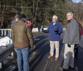 December 12, 2018 - Senator Yaw hosted Pennsylvania Secretary of Agriculture Russell Redding, Pennsylvania Secretary of Environmental Protection Patrick McDonnell and representatives from five state agencies, the Fish and Boat Commission and Lycoming County’s conservation district for a tour of area streams and waterways, as well as surrounding infrastructure in light of persistent and heavy flooding in recent years. 12/12/18