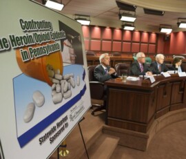 May 10, 2017 - Sen. Yaw chairs a hearing of the Center for Rural Pennsylvania examining the challenges faced by Pennsylvania grandparents who are caring for their grandchildren because of the heroin and opioid epidemic. 05/10/17